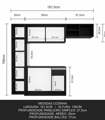 Armario-De-Cozinha-4-Pecas-Petra-Preto-Moveis-Arapongas-4-1