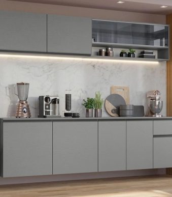 Armario-De-Cozinha-Completa-Suspenso-240Cm-Cinza