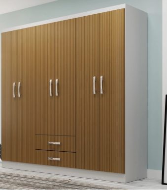 Guarda-Roupa-Casal-6-Portas-2-Gavetas-Atalaia-Evidencia-Moveis